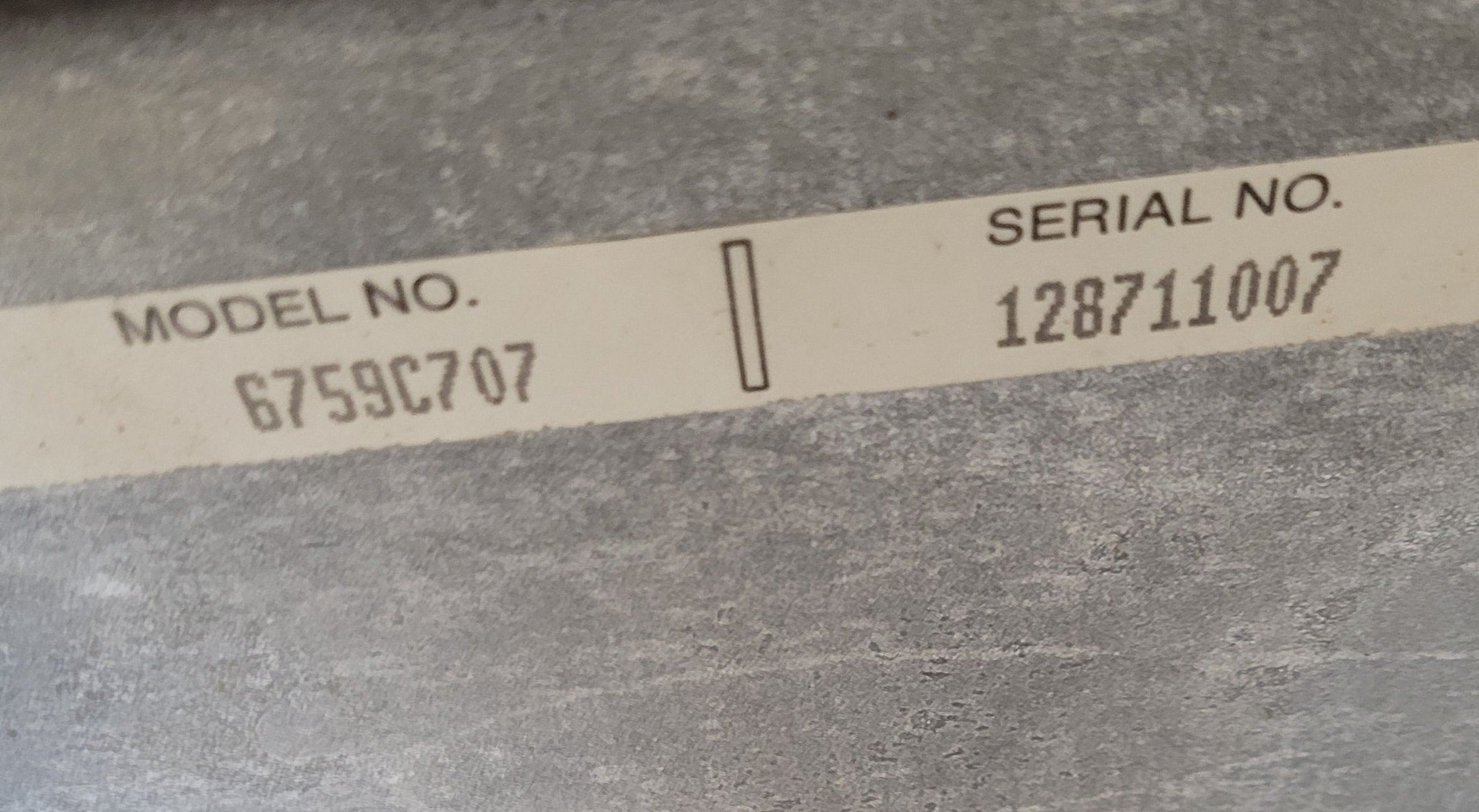 Used Complete Coleman Air conditioner Head Unit 6759C707 - 13500BTU Cool Only - Young Farts RV Parts