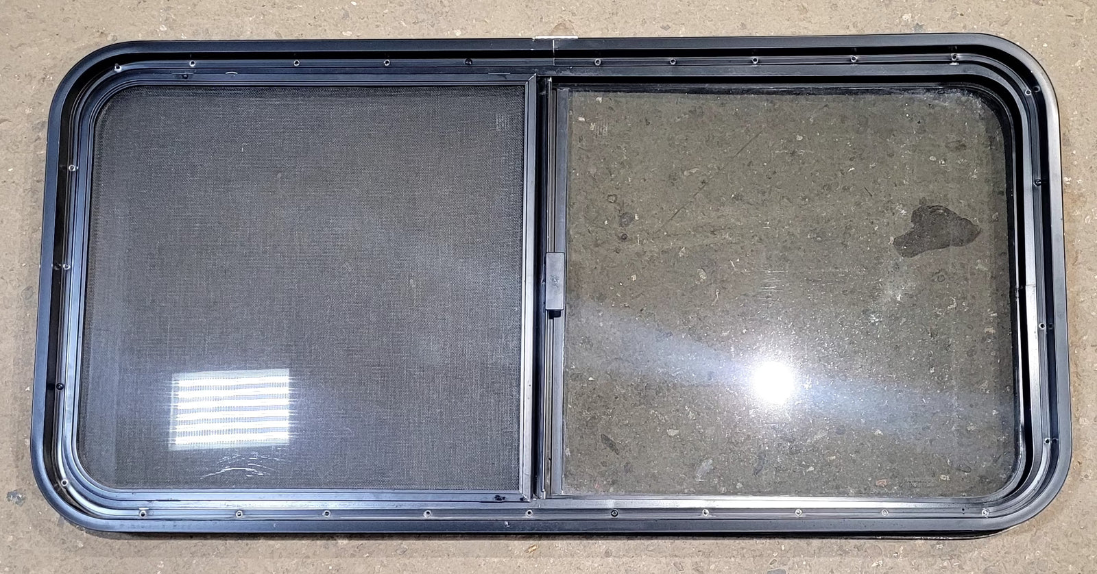 Used Black Radius Opening Window : 45 1/4