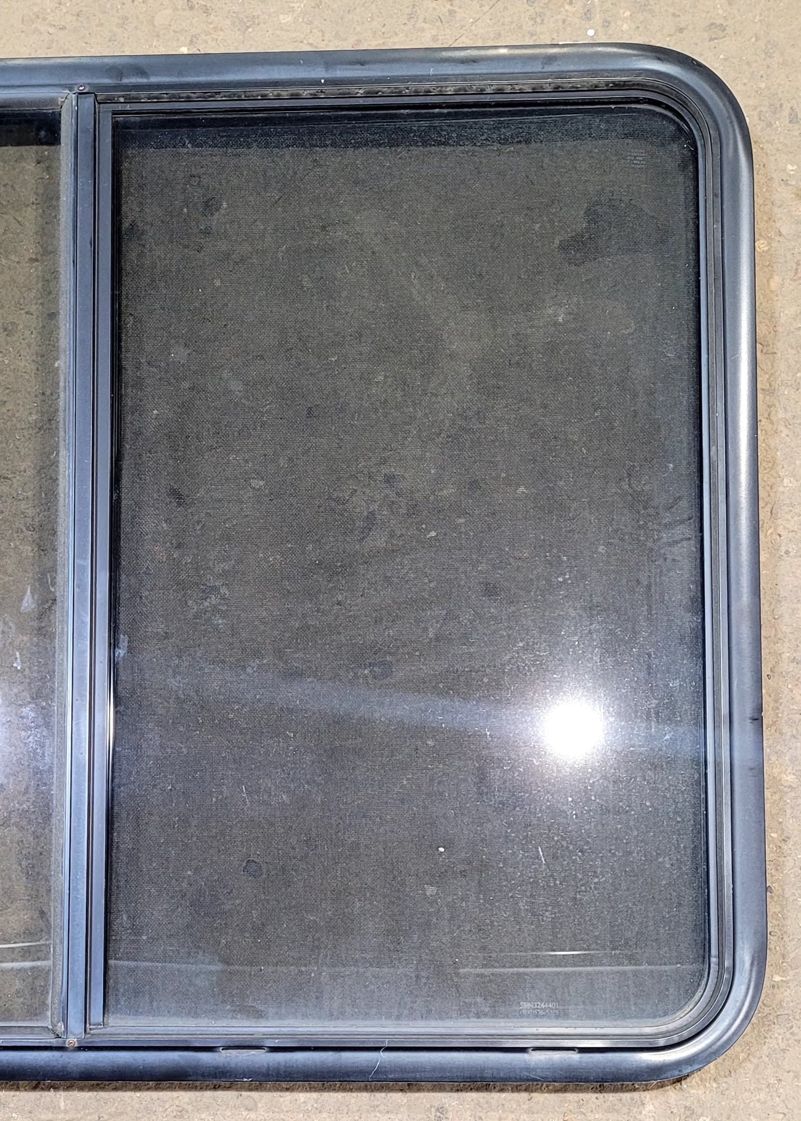 Used Black Radius Opening Window : 45 1/4