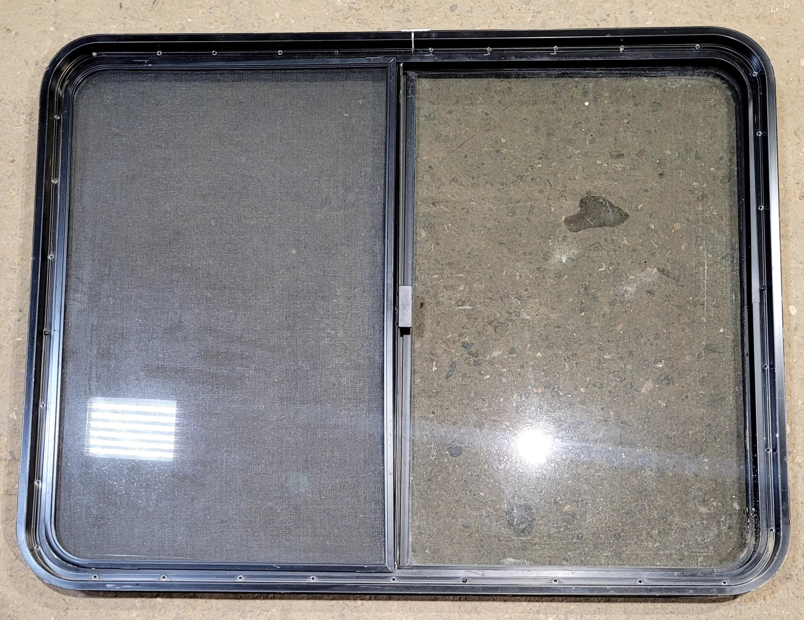 Used Black Radius Opening Window : 45 1/4