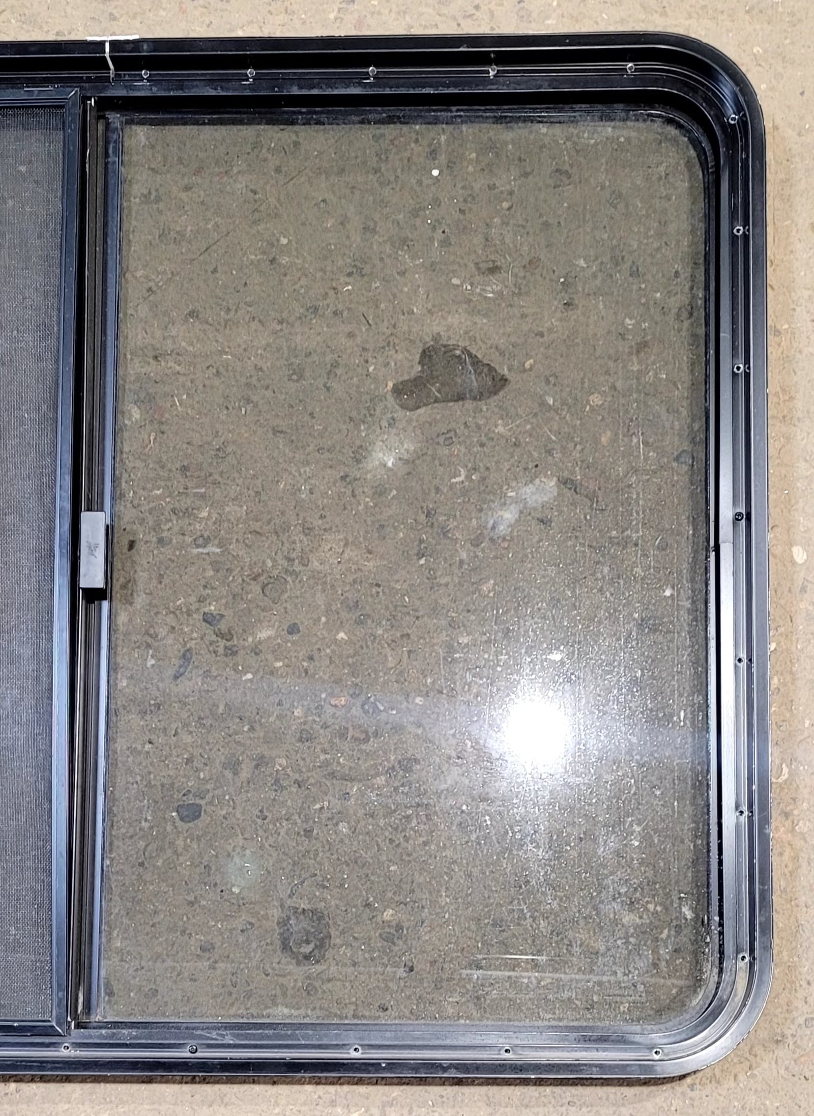 Used Black Radius Opening Window : 45 1/4