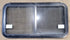 Used Black Radius Emergency Opening Window : 41 1/4" W x 21 1/2" H x 1 1/4" D