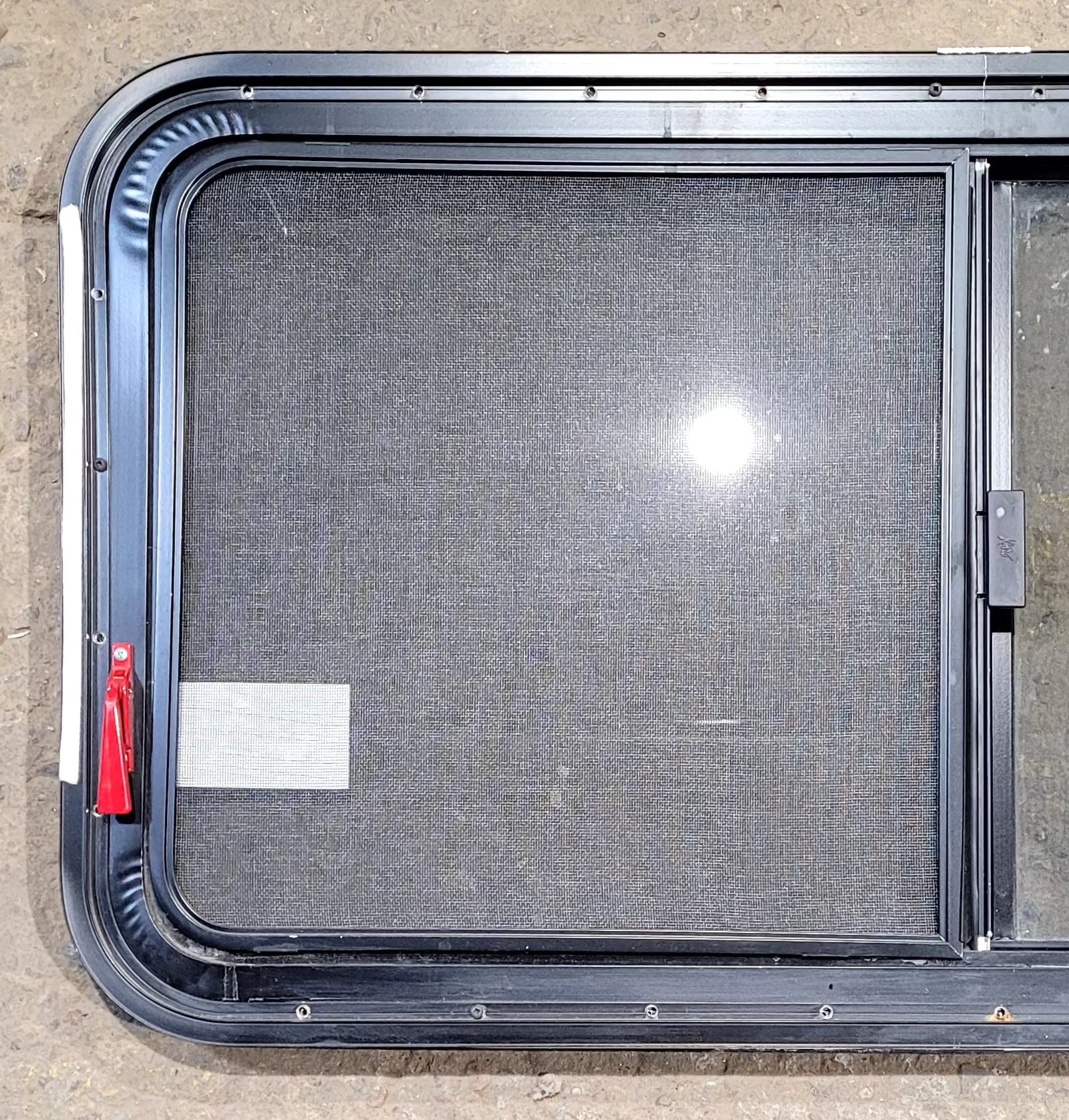 Used Black Radius Emergency Opening Window : 41 1/4