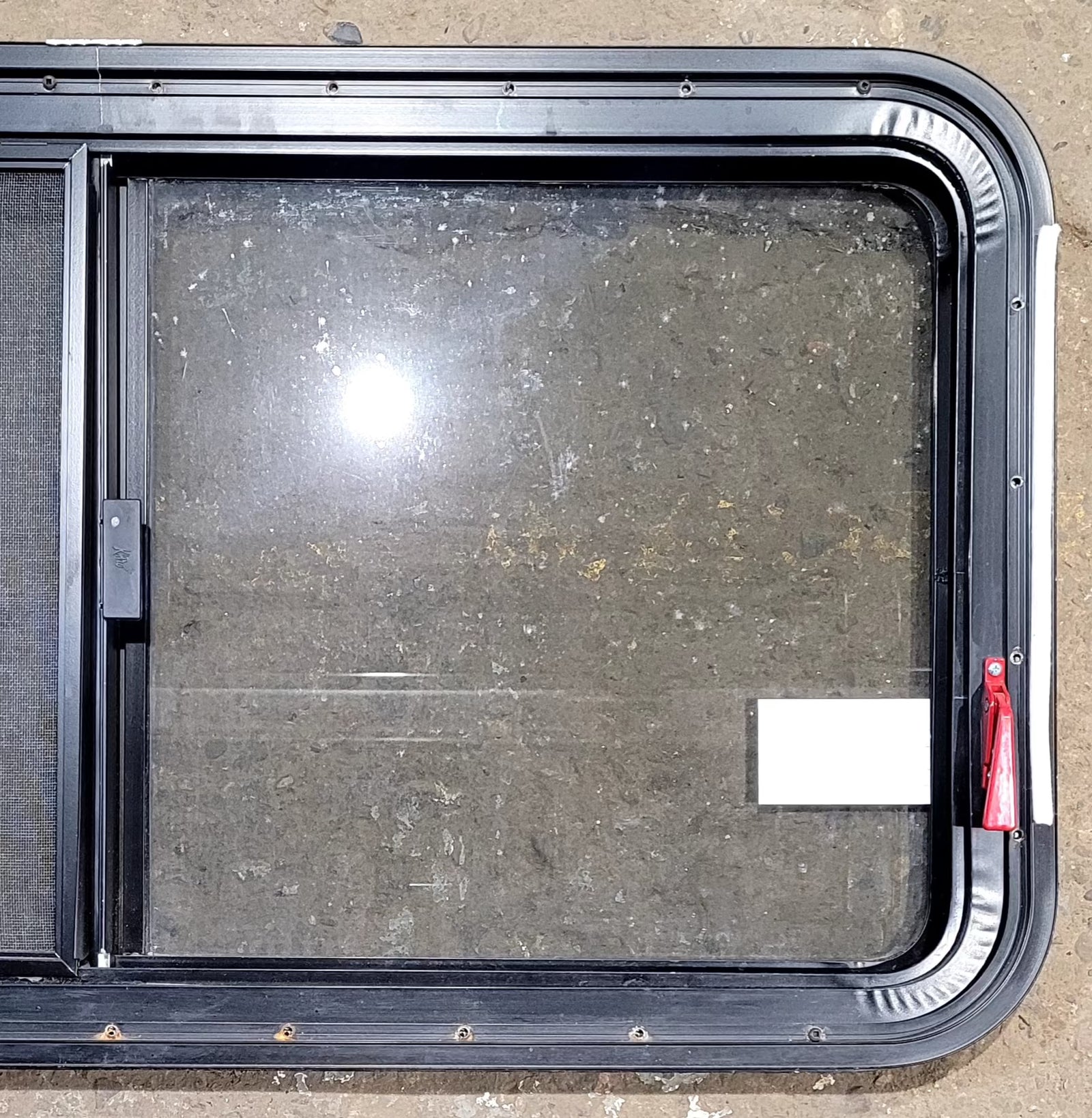 Used Black Radius Emergency Opening Window : 41 1/4