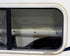 Used Square Storage/ Teardrop Trailer Entry Door 46 5/8" W x 43 7/8" H - Young Farts RV Parts
