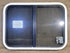Used White Radius Opening Window : 30 1/4" W x 21 3/4" H x 1 3/4" D - Young Farts RV Parts