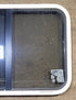 Used White Radius Opening Window : 30 1/4" W x 21 3/4" H x 1 3/4" D - Young Farts RV Parts
