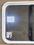 Used White Radius Opening Window : 30 1/4" W x 21 3/4" H x 1 3/4" D - Young Farts RV Parts