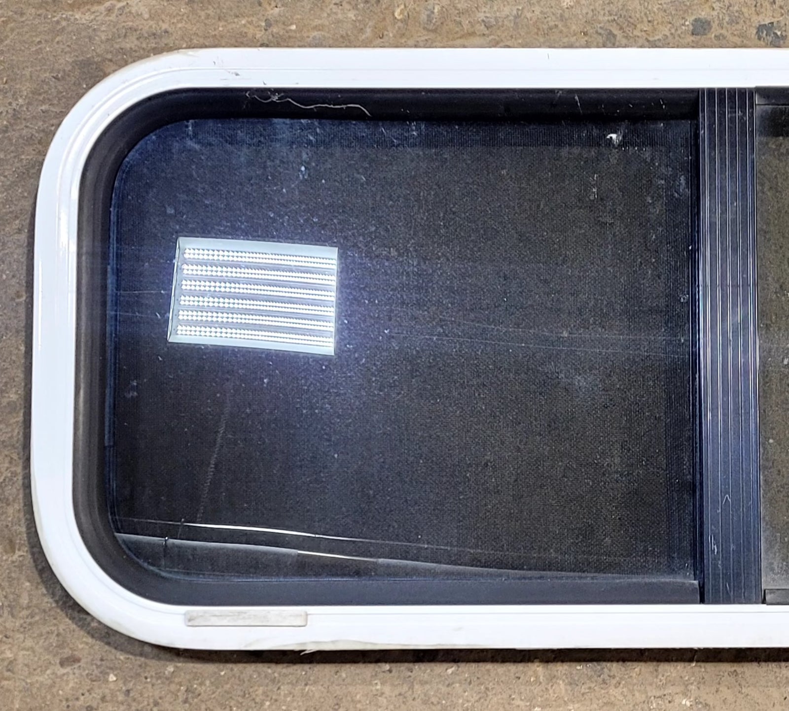 Used White Radius Opening Window : 36 1/4