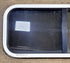 Used White Radius Opening Window : 36 1/4" W x 14 3/4" H x 1 3/4" D - Young Farts RV Parts
