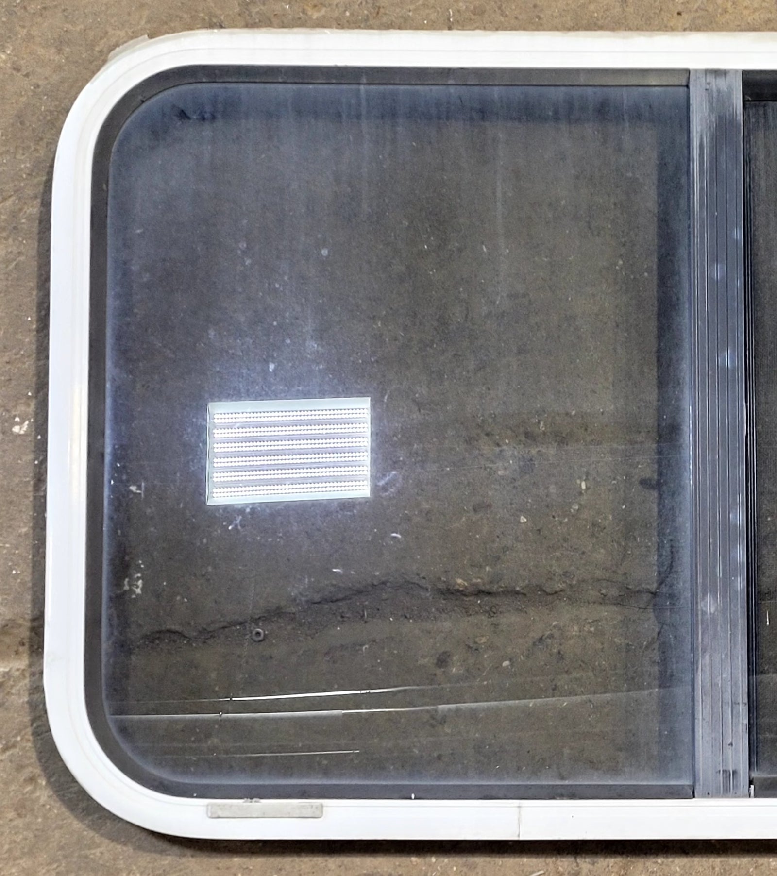 Used White Radius Opening Window : 36 1/4