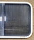 Used White Radius Opening Window : 36 1/4" W x 21 3/4" H x 1 3/4" D - Young Farts RV Parts