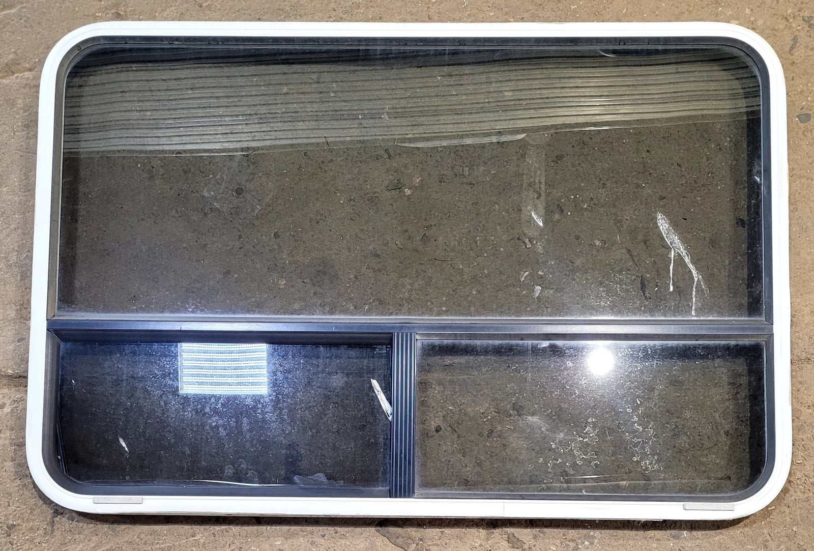 Used White Radius Opening Window : 48 1/4