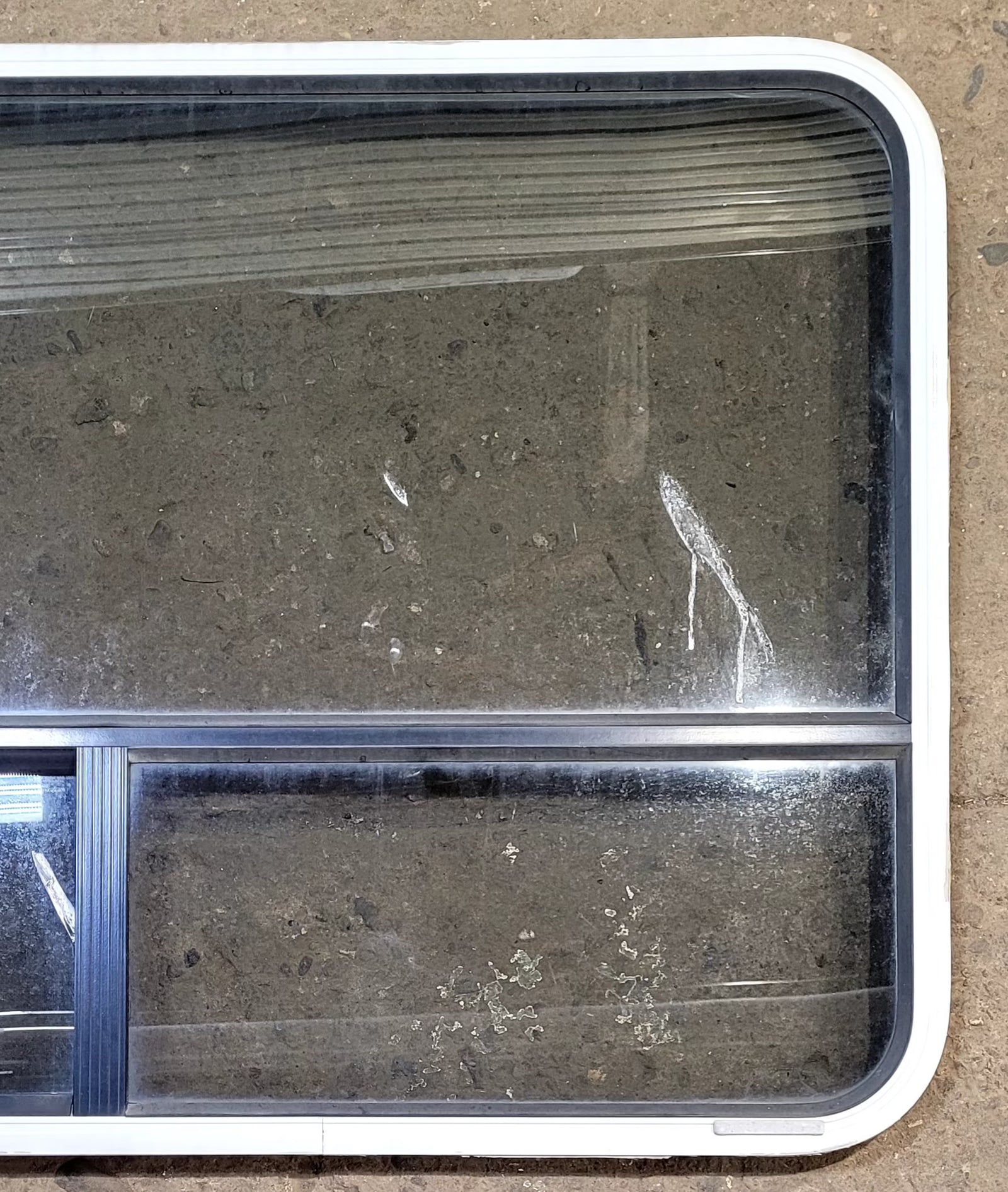 Used White Radius Opening Window : 48 1/4