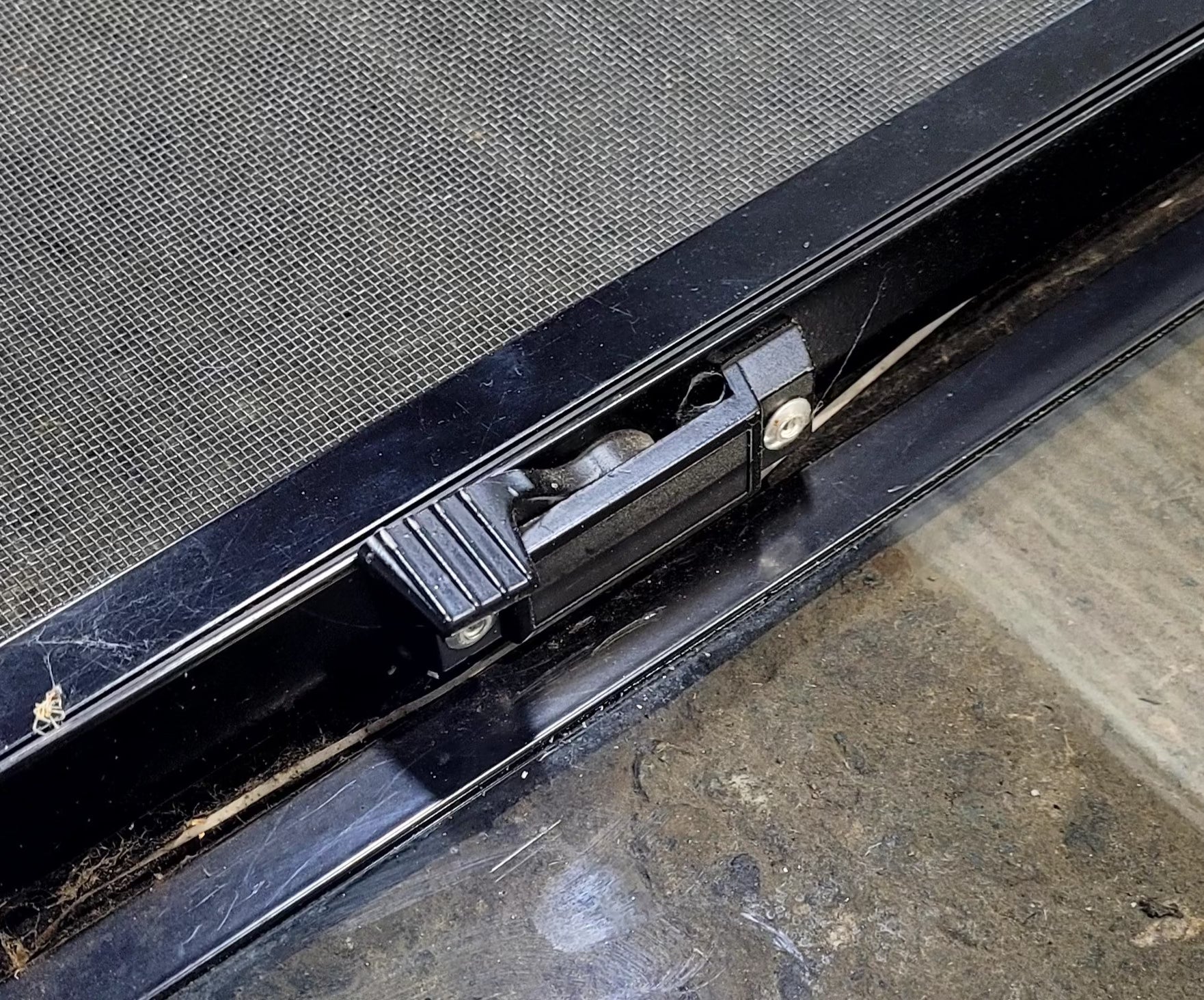 Used White Radius Opening Window : 60 1/4" W x 21 3/4" H x 1 3/4" D - Young Farts RV Parts