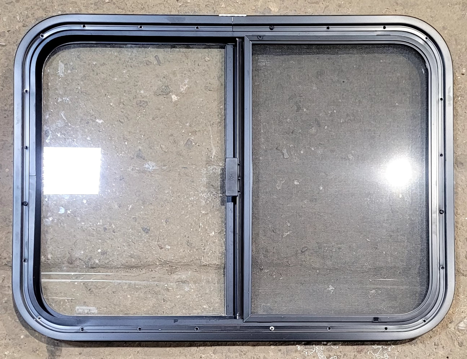 Used Black Radius Opening Window : 29 1/4