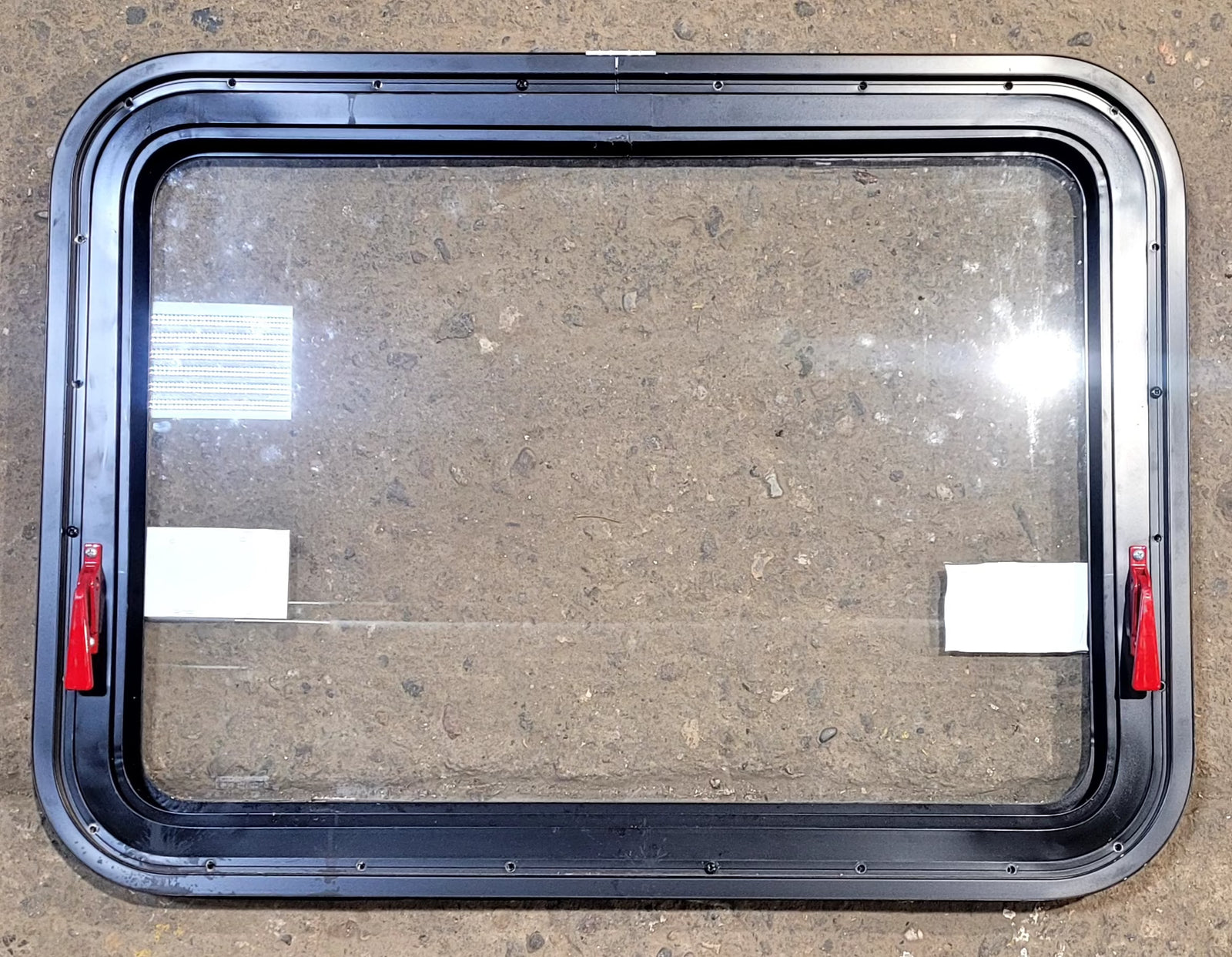 Used Black Radius Emergency Opening Window : 29 1/2