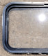 Used Black Radius Non Opening Window : 25" W x 16 3/4" H x 1 5/8" D - Young Farts RV Parts