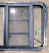 Used Black Radius Emergency Opening Window : 48 3/4" W x 23 1/2" H x 1 5/8" D - Young Farts RV Parts
