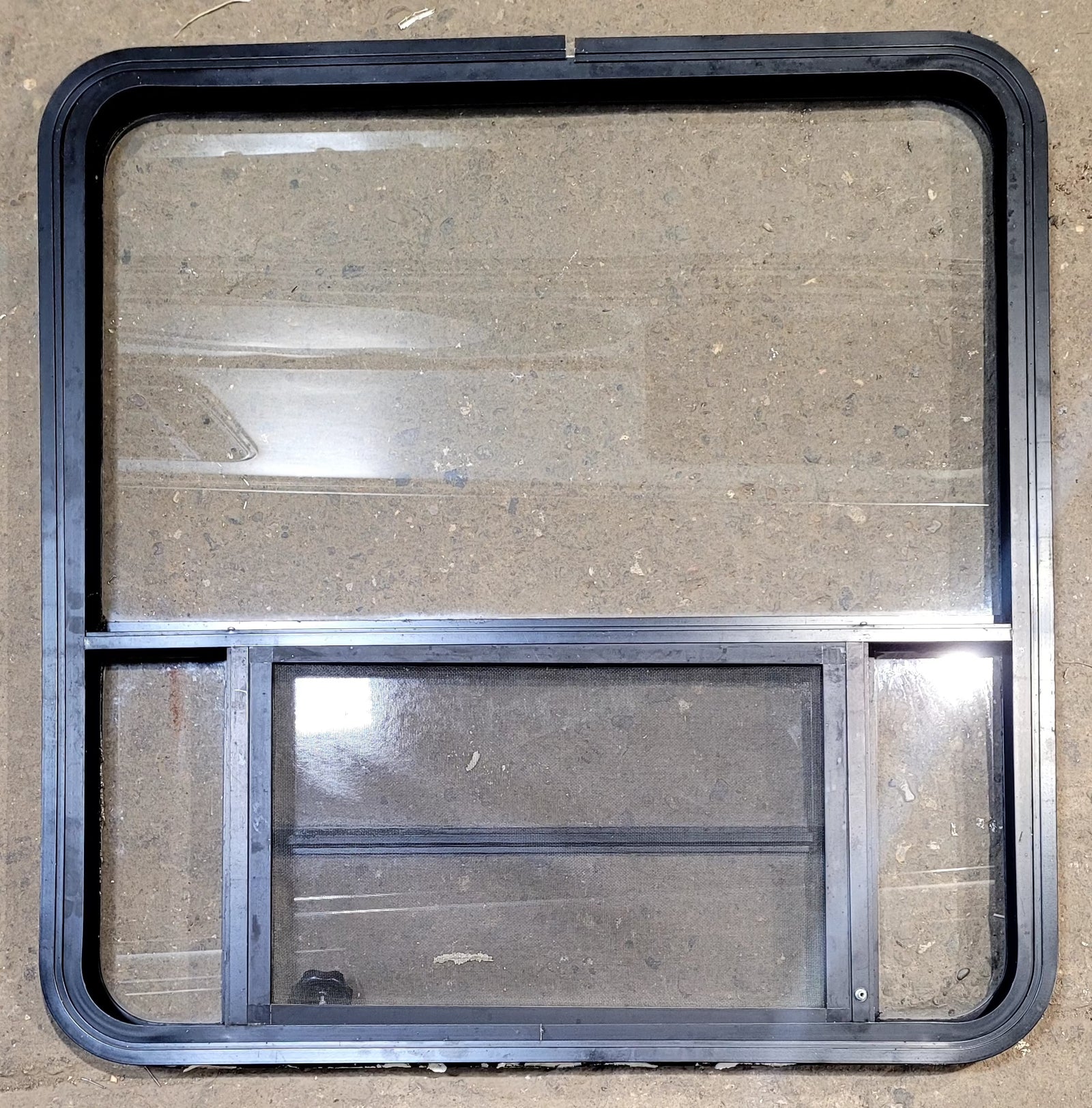 Used Black Radius Opening Window : 36 1/2