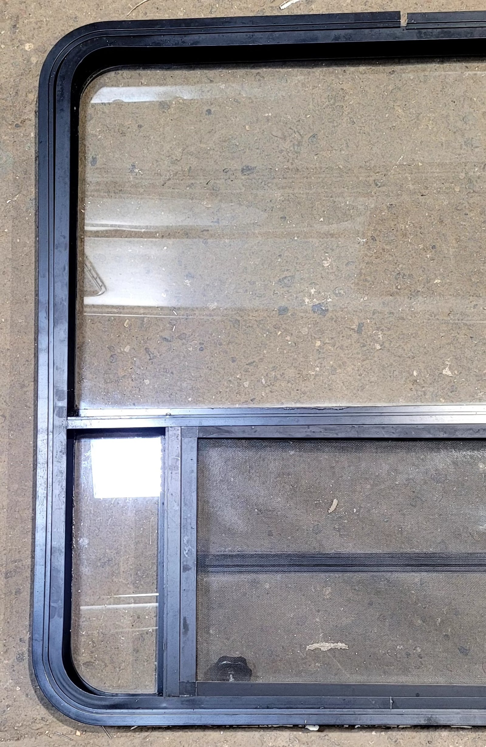 Used Black Radius Opening Window : 36 1/2