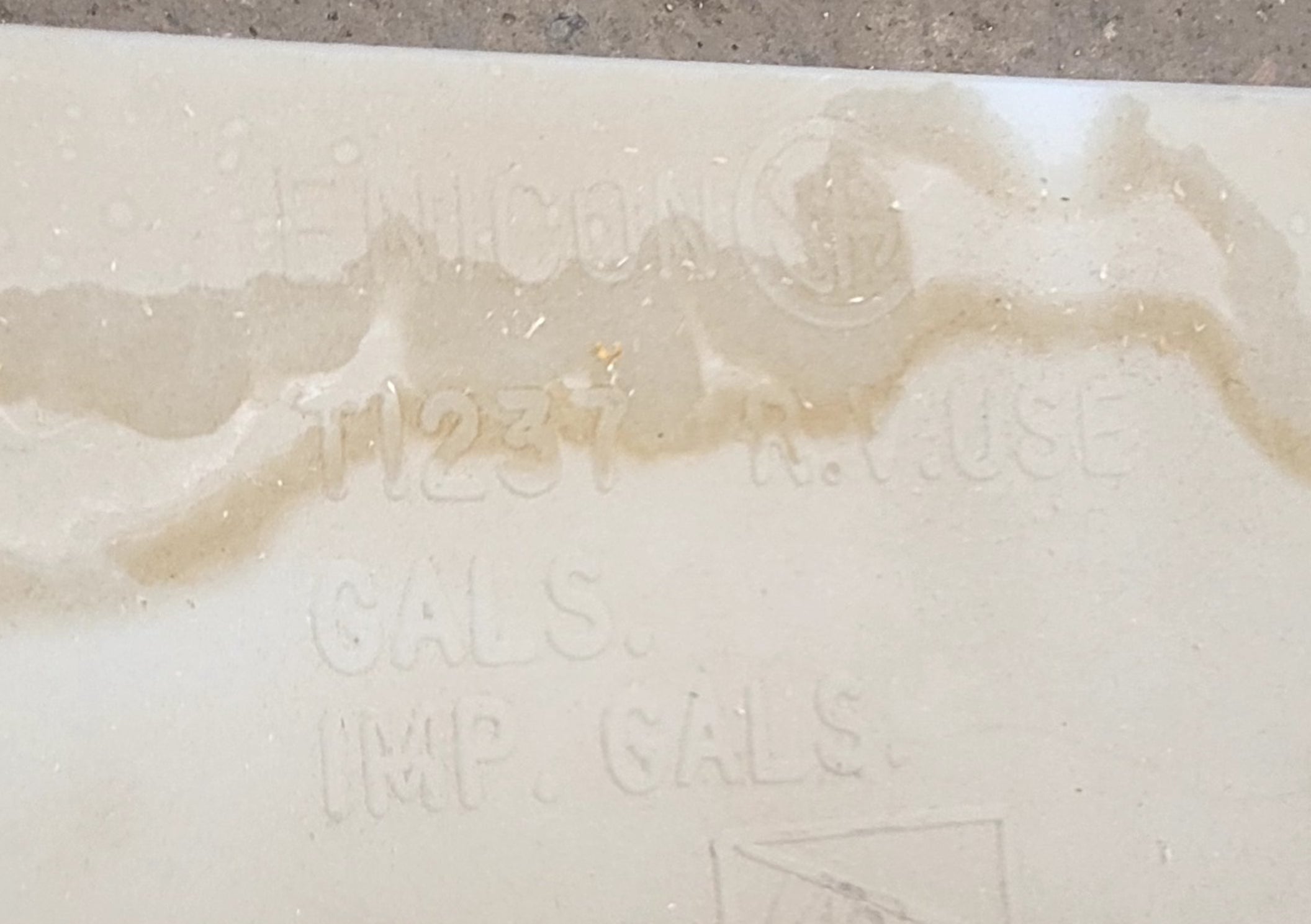 Used Fresh Water Tank 9" H  x 17" W x 44” L - Young Farts RV Parts