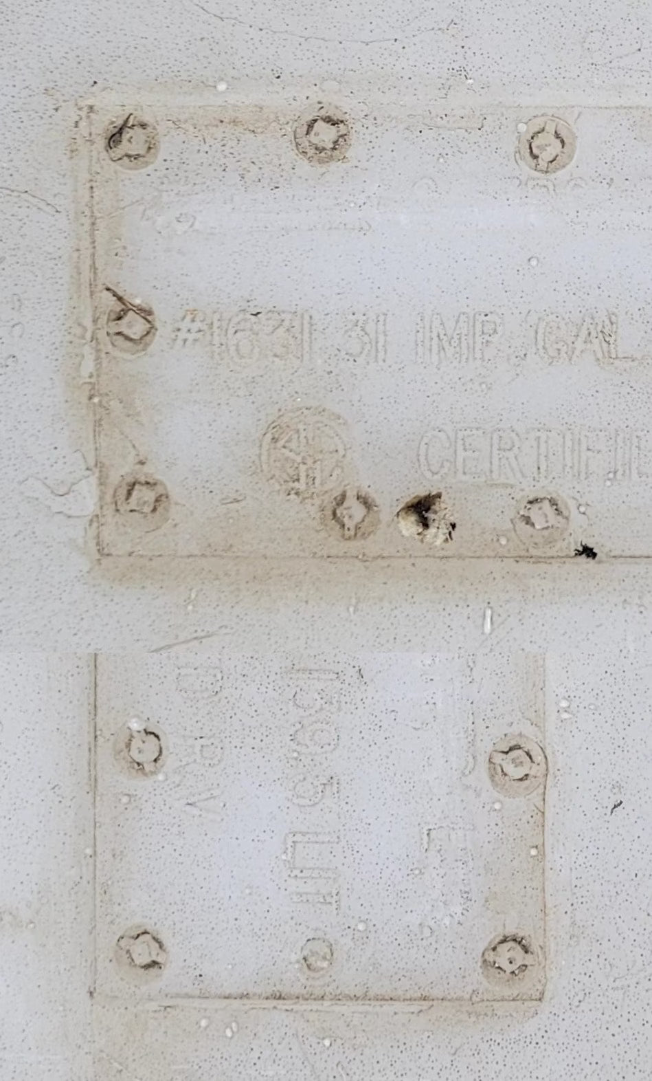 Used Fresh Water Tank 12” H x 12” W x 60 1/4” L - Young Farts RV Parts