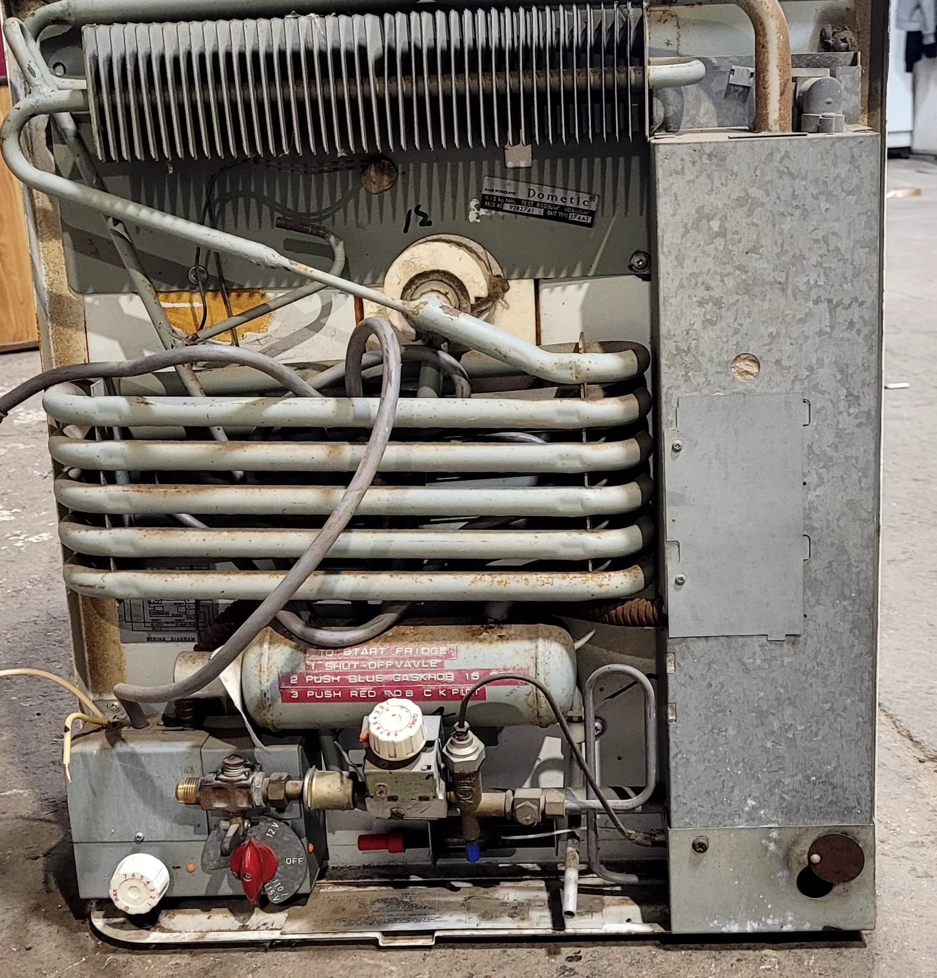 Used Complete Dometic RM211 Fridge 3-WAY - Young Farts RV Parts