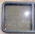 Used Black Radius Opening Window : 47 3/4" W x 23 3/4" H x 1 7/8" D - Young Farts RV Parts
