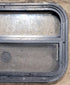 Used Black Radius Opening Window : 23 1/2" W x 14 1/2" H x 1 3/4" D - Young Farts RV Parts