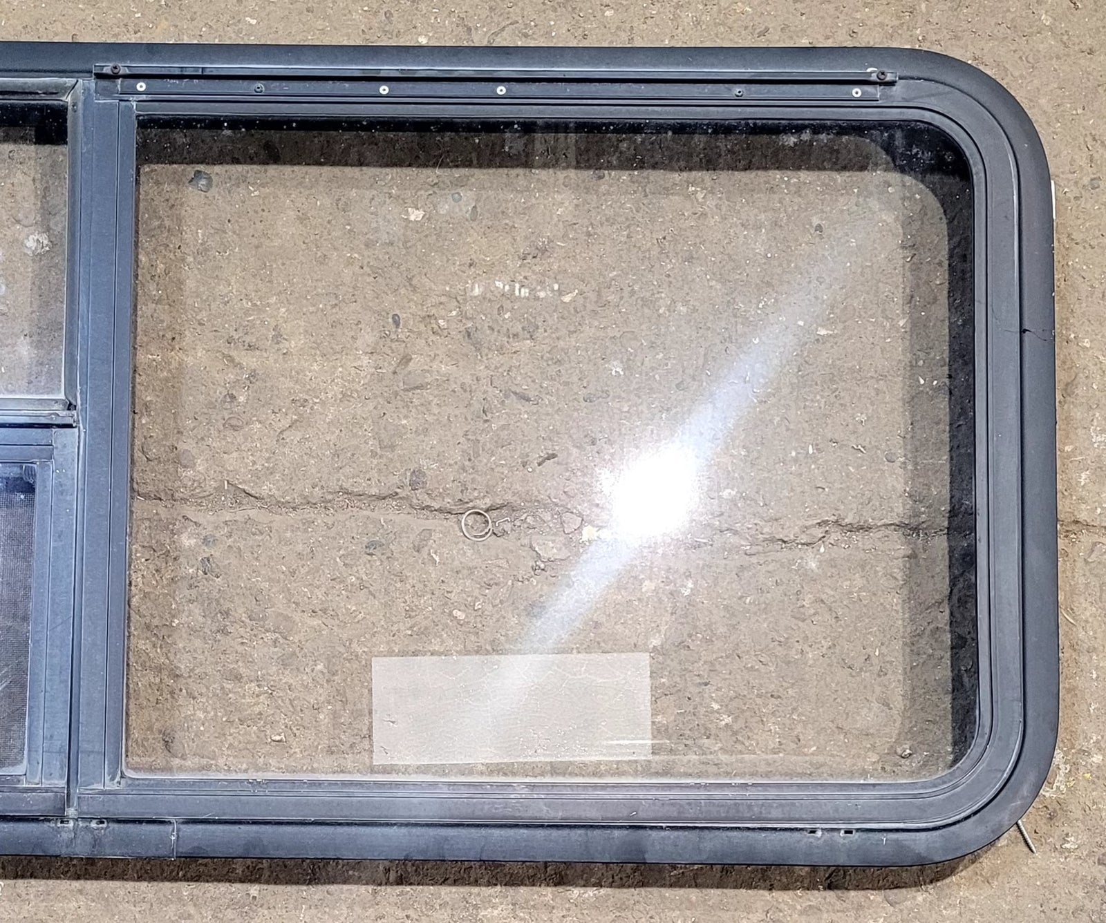 Used Black Radius Emergency Opening Window : 47 1/2