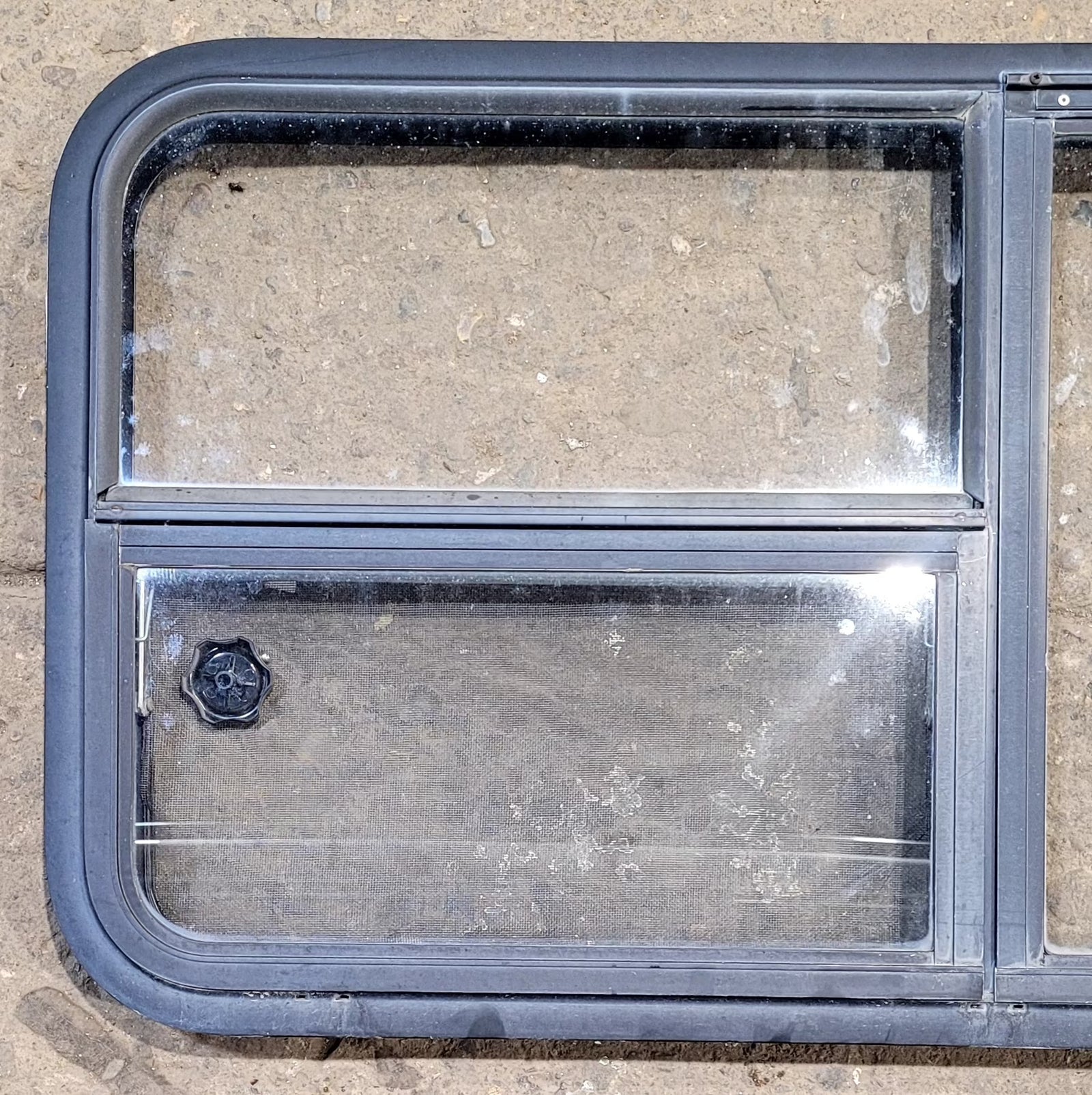 Used Black Radius Emergency Opening Window : 47 1/2