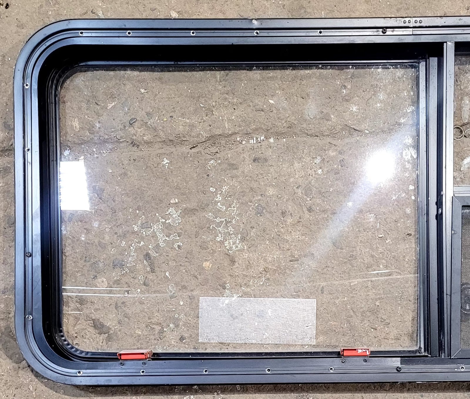 Used Black Radius Emergency Opening Window : 47 1/2
