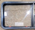 Used Black Radius Emergency Opening Window : 47 1/2" W x 21 1/4" H x 1 3/4" D - Young Farts RV Parts