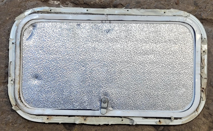 Used Radius Cornered Cargo Door 19 7/8" x 10 7/8" x 1/2"D - Young Farts RV Parts