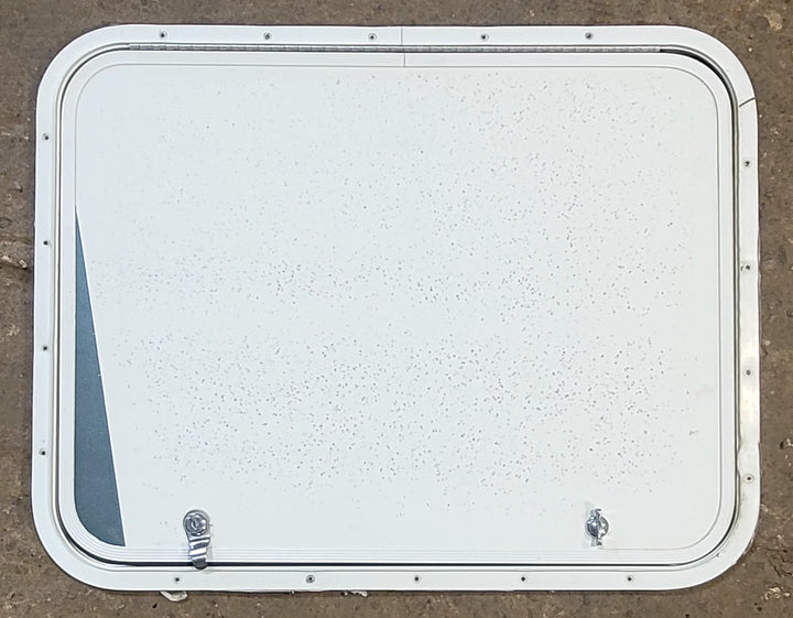 Used Radius Cornered Cargo Door 25 7/8" x 19 7/8" x 1/2"D - Young Farts RV Parts