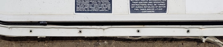 Used Radius Cornered Cargo Door 29 7/8" x 25 7/8" x 1/2"D - Young Farts RV Parts