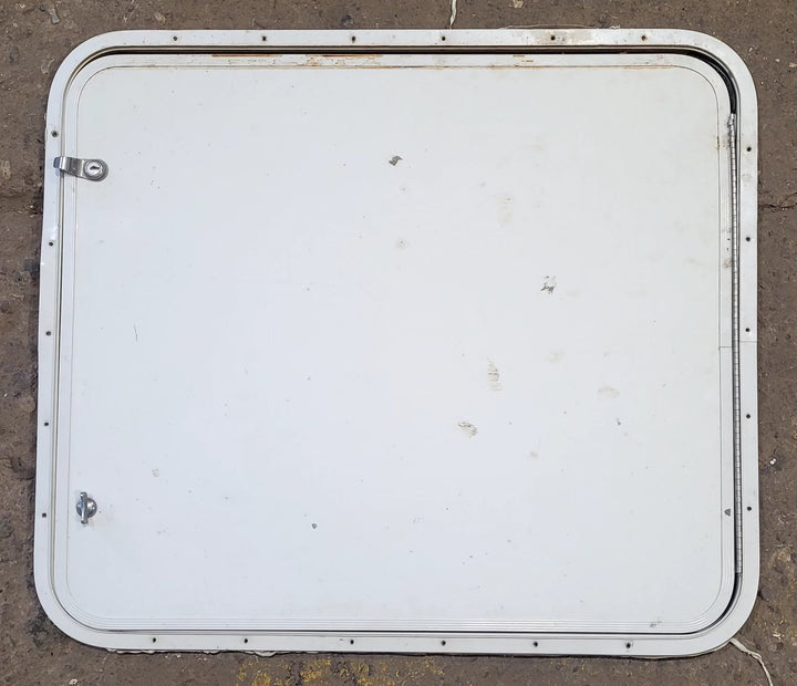 Used Radius Cornered Cargo Door 29 7/8" x 25 7/8" x 1/2"D - Young Farts RV Parts