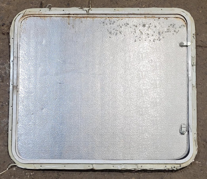 Used Radius Cornered Cargo Door 29 7/8" x 25 7/8" x 1/2"D - Young Farts RV Parts