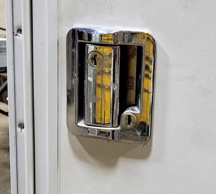 Used RV Radius Entry Door 25 1/2" W x 71 7/8" H - Young Farts RV Parts