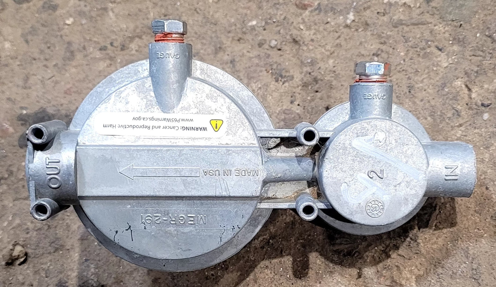 Used Marshall Propane Regulator Model MEGR-291