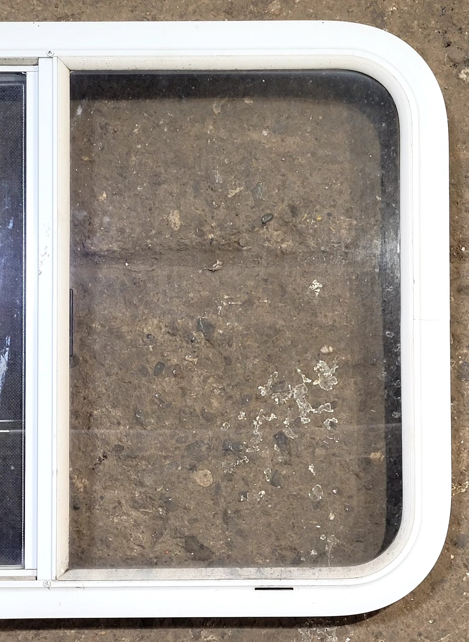 Used White Radius Opening Window : 29 1/2