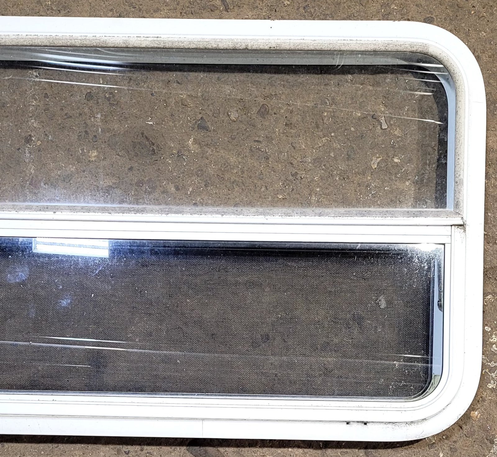 Used White Radius Opening Window : 41 1/2