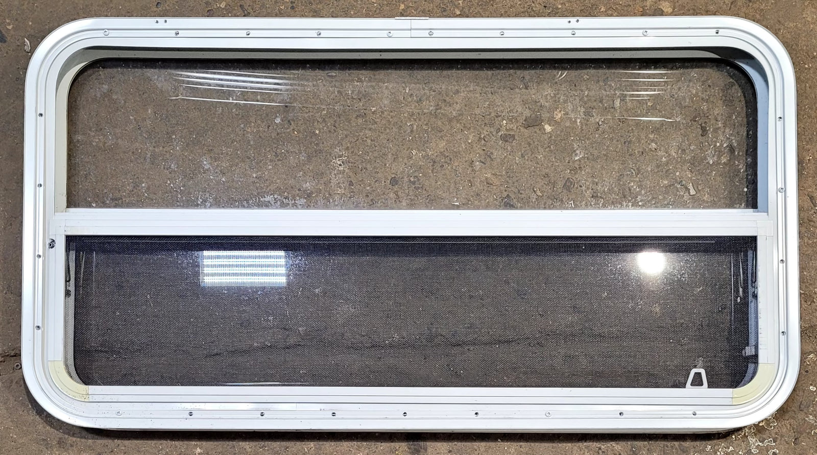 Used White Radius Opening Window : 41 1/2