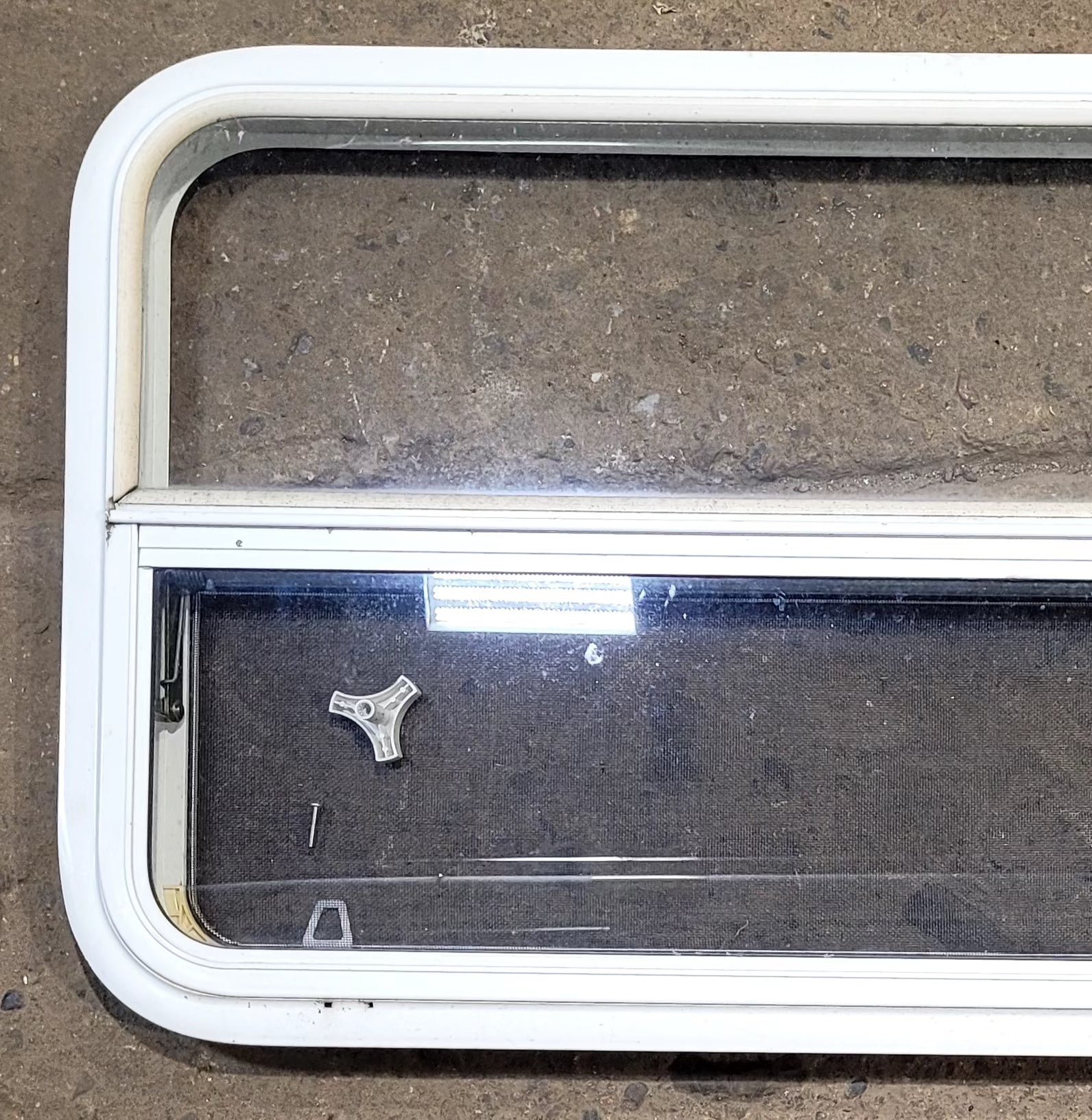 Used White Radius Opening Window : 41 1/2