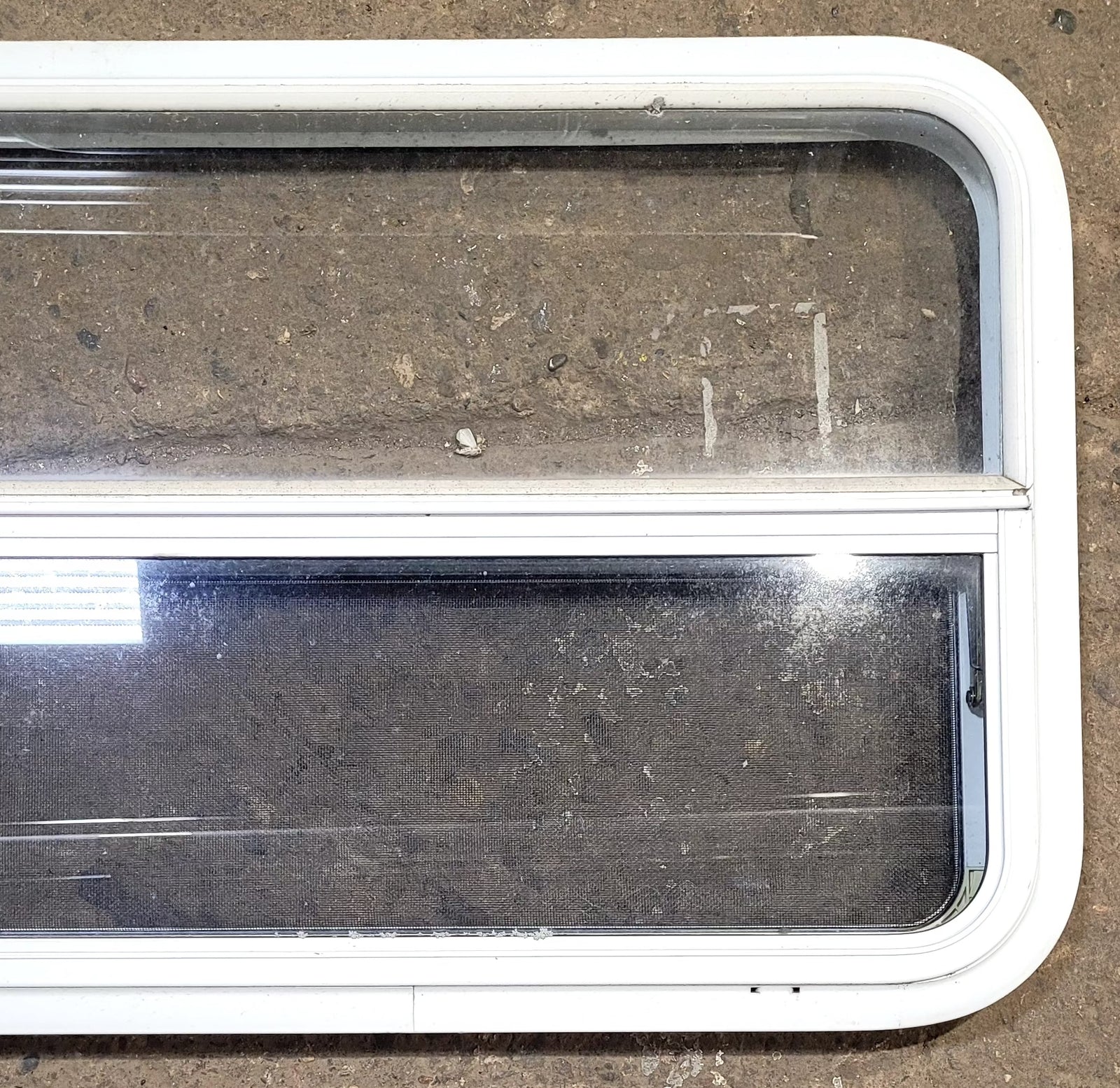 Used White Radius Opening Window : 41 1/2