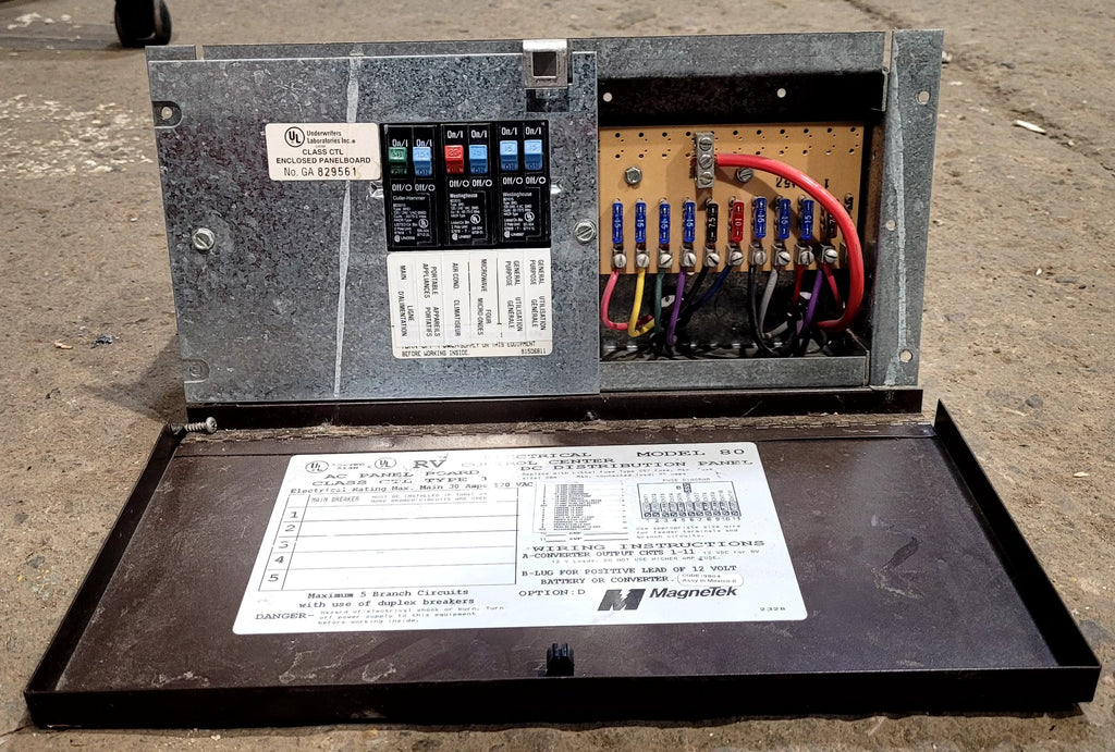 Used 30 AMP MAGNETEK DC Distribution Panel - Model 80