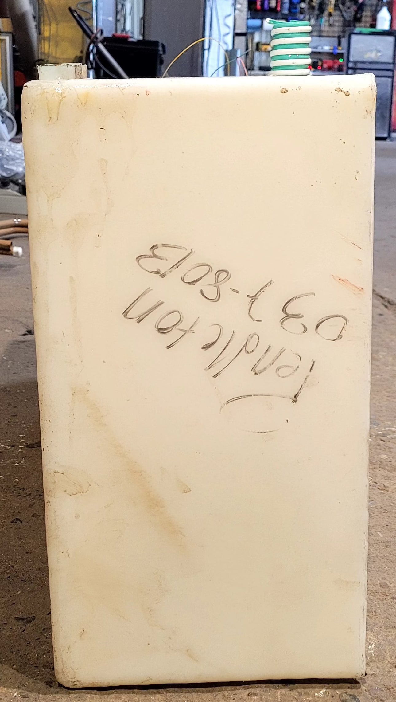 Used Fresh Water Tank 10 3/4" H  x 20 1/2" W x 40 1/2” L - Young Farts RV Parts