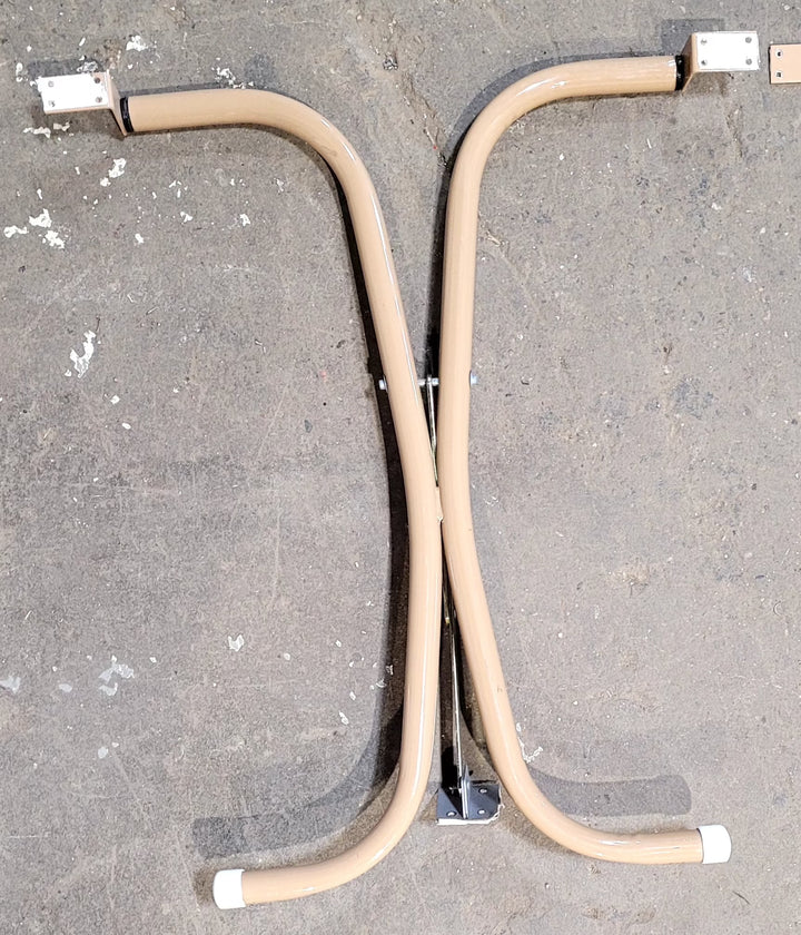 Used RV Folding Table Leg Set 25 1/4" H- TAN COLOR - Young Farts RV Parts