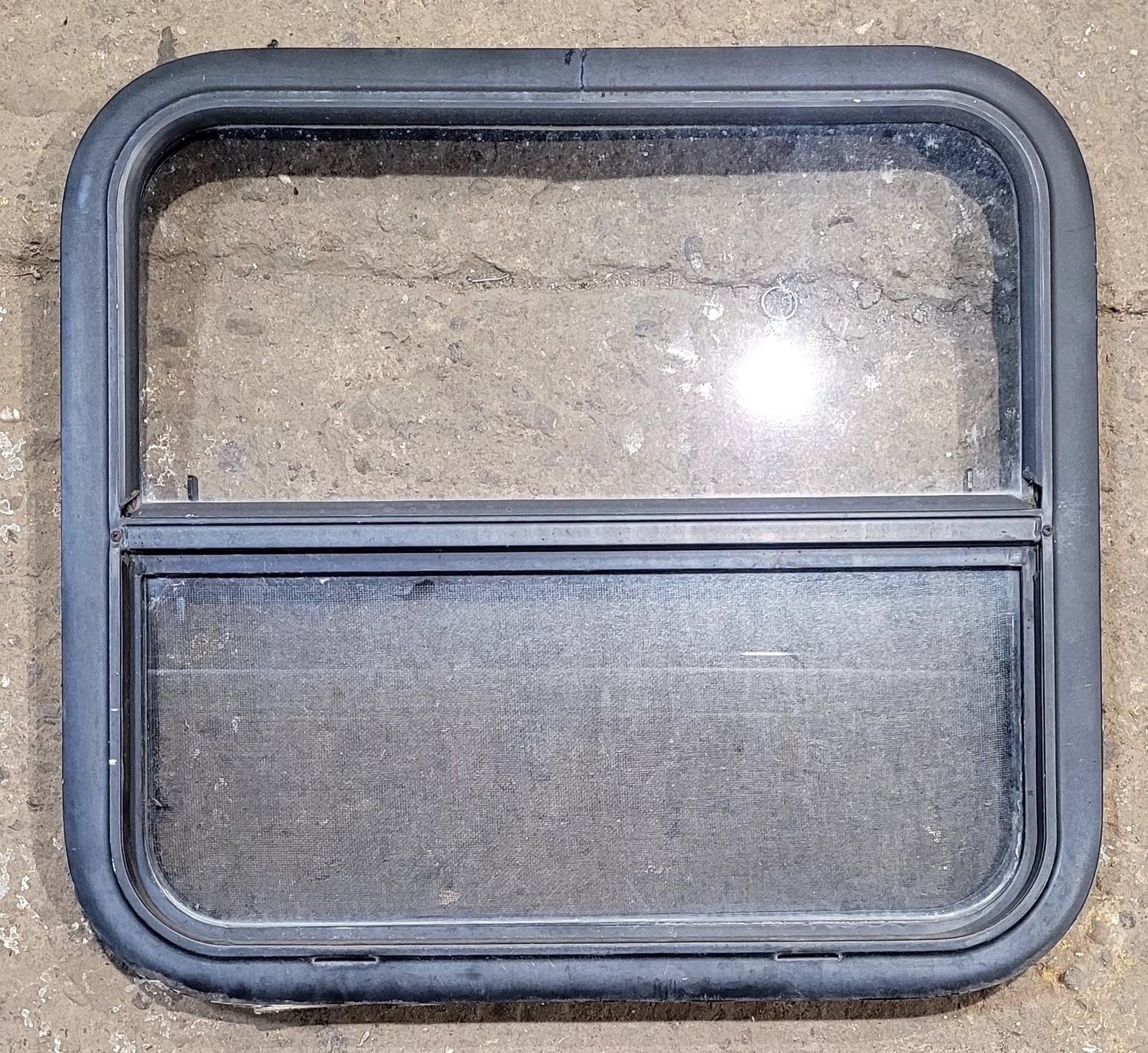 Used Black Radius Opening Window : 23 1/2